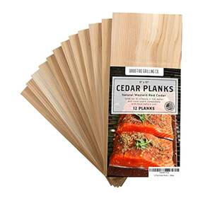 Wildwood Grilling 758317905036 12 Pack Cedar Planks For Salmon And More - Sourced Made In The Usa