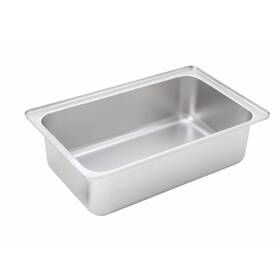 Winco 842169109299 6-inch Deep Spillage Pan Full Size