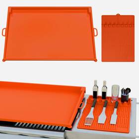 W0020001 Wmnvshier 36 Inch Blackstone Silicone Griddle Cover And 16 Spatula Mat Premium Foo