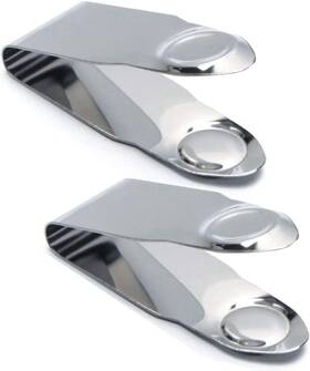 Wnhno 738156357036 2pcs Stainless Steel Strawberry Huller Fruit Stem Remover Picker Leaf Silver
