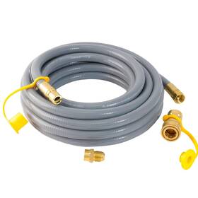 Ghc04-25ft-bt Xchqgc 25 Feet 1/2 Inch Natural Gas Hose With Quick Connect Fittings Ho