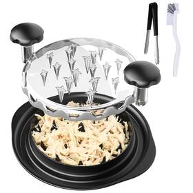 Xmkd01 Xmkd 198168054147 Chicken Shredder Large Breast Tool Twist Visible Meat With Brush And Tong
