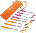 Xms156 Bbqstyle Marshmallow Roasting Sticks Premium Extendable Rotating Forks 610521898620