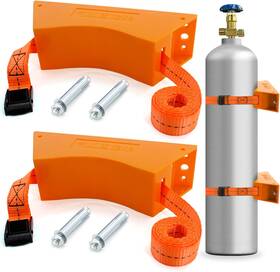 7f-jviy-td7g Xz 2pcs Propane Tank Holder Gas Cylinder Wall Mounted Bracket Abs