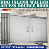 Y8lxq008361510904415 Vevor Stainless Steel Walled Double Bbq Door Grade 827843242127