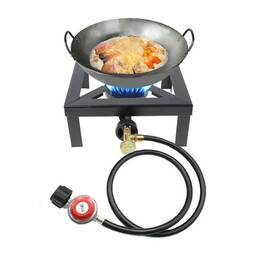 0-20p Yadpung 753858421892 Portable Single Burner Outdoor Gas Stove Propane Cooker With Adjustable