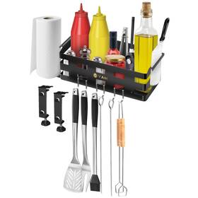 Caddy-0124 Yam Griddle Caddy For Blackstone 28 Inch /36 Griddles Large Bbq Organizer With 6 J-h