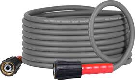 E26g80 Yamatic E26g80/8w/40/3d Super Flexible Pressure Washer Hose 25ft 1/4 Inch Kink Gray