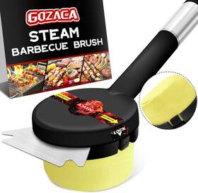 Rsa-02 Yangjiang Yejunfeng Co. Ltd Grill Brush Bbq With Replaceable Scraper Bristle Free Safe Cleaner For Stain