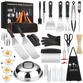Yekale 725786675944 Griddle Accessories Kit 135 Pcs Grill Tools Set For Blackstone Camp Chef