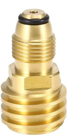 Type1 Youho 717360968962 Propane Tank Adapter Converts Pol Lp Valve To Qcc1 Hose Solid Brass Gas