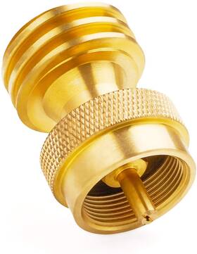 Kk181102097 Youho 1lb Propane Tank Adapter For Disposable Throwaway Cylinder To 20lb