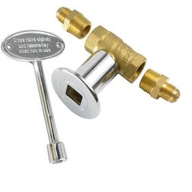 Kk181102161 Youho Kaysection 1/2-inch Straight Quarter-turn Shut-off Valve Kit For Ng Lp Gas Fi