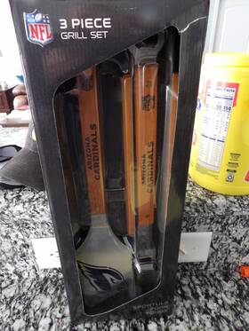 7012957 Youthefan Nfl Classic 3pc Bbq Grill Set Arizona Cardinals