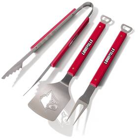 B06zzr422w Youthefan Ncaa Spirit Series 3pc Bbq Set - Sportula Tongs Fork