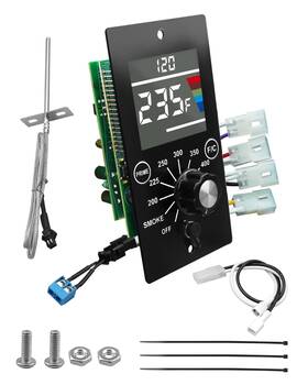 Youvbeen 705353551550 Digital Control Board Kit Fit For Pit Boss Tabletop Wood Pellet Grills Mahogany