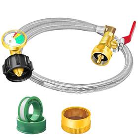 Prss-1 Ytfsa Upgraded Propane Refill Adapter Hose Kit 36 Inch For 1 Lb. T