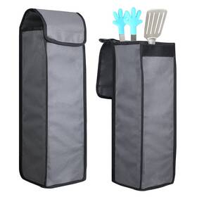 142735 Yujhon Grill Utensil Accessory Storage Bag Grey Waterproof Bbq Tool Bags Gri