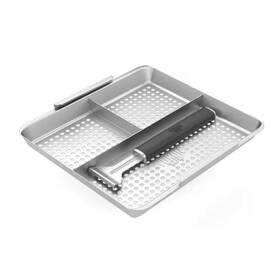 Yukon Glory 445043376348 Bbq Ftn Serve 3 Section Grill Basket