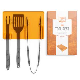 Yg-206f Yukon Glory Orange Tool Resting Mat Bbq Utensil Holder Heatresistant Nonstick Silicone M