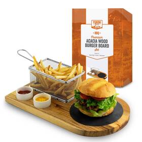 Yg-604 Yukon Glory Burger Serving Set Perfect For Foodies Lovers And Table