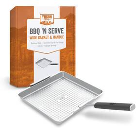 Yg-777df Yukon Glory Bbq Ftn Serve Wide Grill Basket The Grilling Includ