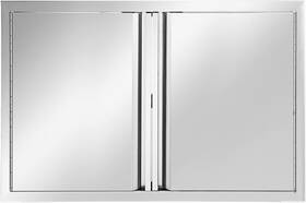 Skwbsm-36w24h Yuxiangbbq Bbq Double Access Doors Stainless Steel 36 Inch W X 24 H Wall Door