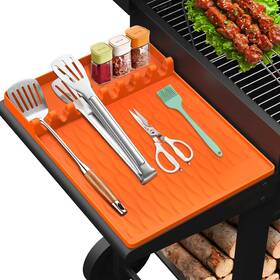 Be0201 Yyndelicate Silicone Grill Mat For Blackstone Heat Resistant Bbq Spatula Pad Blacksto