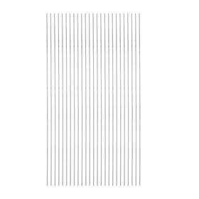 Zaplyte 640283504576 25pcs Kebob Skewers 29cm X 1.6mm Stainless Steel Round Bbq Grill Sticks