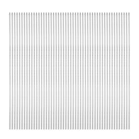 Zaplyte 640283504767 50pcs Kebob Skewers 28cm X 3mm Stainless Steel Round Bbq Grill Sticks