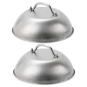 A-006-27 Zbxfcsh Compatible With Blackstone 5555 Stainless Steel 9 Inch Griddle Melting Cheese Dom