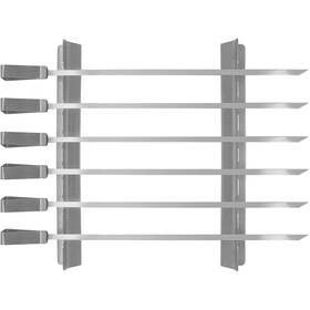 870007 Zenport 14-inch Kabob Skewer Set Silver - 5 Pack