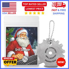 Zffio 860012717767 Portable Mini Grill Scraper Keychain - Unique Gift For Men Women And Teens