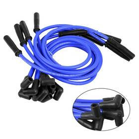 1003sr Zreneyfex 10pcs Spark Plug Wire Set 9mm Blue Ignition Replacement For Fo... Fast Ship