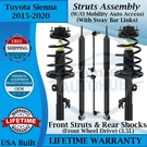 Monroe Oem Front Struts & Rear Shocks W/sway Bar For 2015-2020 Toyota Sienna 2WD. Fixed Price $447.38.