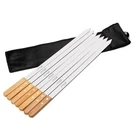 Goutime Kabob Skewers 23 Inch LONG,1 Wide Stainless Steel Grilling Bbq. Fixed Price $55.66.