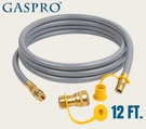 Gaspro 12FT 3/8" Natural Hose Low Pressure Lpg With Quick Connect. Fixed Price $32.99.