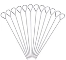 8 Inch Stainless Steel Bbq Skewers, Shish Kebab Kabob 12 Pcs. Fixed Price $14.80.
