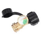 New Propane Tank Gauge Brass Adapter W/gas Pressure Level Meter Indicator. Fixed Price $13.26.