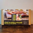 Charcoal Companion Himalayan Salt Cooking Plate With Metal Holder 12 X 8 1.5''. Fixed Price $44.95.