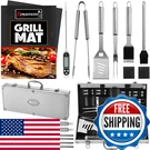 Romanticist 23PCS Must-have Bbq Grill Accessories Set Thermometer In Case. Fixed Price $58.01.