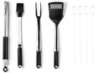 Hexclad 8-PIECE Bbq Grill Tool Set W/18" SPATULA,18" Locking TONGS,17". Fixed Price $117.60.