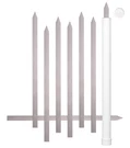 + Hom 8 Kebab 1" Wide Flat Skewers, Stainless Steel, No-wood Handle, Silver. Fixed Price $60.34.
