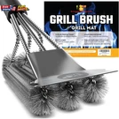 Kitchen Perfection Safe Wire Grill Brush With Scraper & Mat Cleaning. Fixed Price $40.56.
