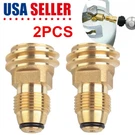 2PCS Pol To QCC1 Propane Tank Adapter 100LB Lp Valve TYPE-1 Fitting Us. Fixed Price $14.76.