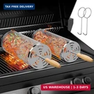 Rolling Grill Basket, Birthday Gifts For Men Dad, 2PCS Nesting Baskets. Fixed Price $34.98.