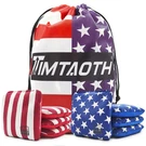 8 Pcs Dual Sided Corn Hole Bags Professional Regulation Bean Slick Stick. Fixed Price $47.34.