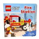 Lego City Boardbook PPS-6001 Fire Station (push, Pull, & Slide) Ships Carefully. Fixed Price $19.95.
