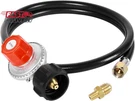 Shinestar 0-20 Psi Adjustable Propane Regulator And Hose With Brass Adapter, 4 F. Fixed Price $25.49.