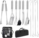 11PCS Stainless Steel Bbq Grilling Accessories Set, Dad Gifts For Fathers.... Fixed Price $33.11.